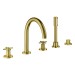 GROHE 5-Loch-Wannen-Kombination Atrio 29408 FMS Kreuz-Griff cool sunrise geb.