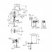 GROHE Armatur und Boiler Red Duo 30083 M-Size C-Auslauf hard graphite gebürstet