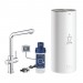 GROHE Armatur und Boiler Red Duo 30325 L-Size L-Auslauf chrom