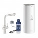 GROHE Armatur und Boiler Red Duo 30325 L-Size L-Auslauf supersteel
