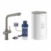 GROHE Armatur und Boiler Red Duo 30327 30327 M-Size L-Ausl. hard graphite geb.