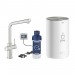 GROHE Armatur und Boiler Red Duo 30327 30327 M-Size L-Auslauf supersteel