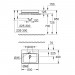 GROHE Aufsatz-WT Cube Keramik 39477 60cm PureGuard alpinweiß