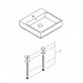 GROHE Aufsatz-WT Cube Keramik 39478 50cm PureGuard alpinweiß