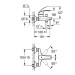 GROHE EH-Wannenbatterie Eurosmart 33300 Wandmontage eigensicher chrom