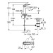 GROHE EH-WT-Batt. Allure Bril. PC 24399 M-Size Griff VN-Caesarstone chrom