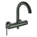 GROHE Einhand-Wannenbatterie Atrio 24367 Wandmontage hard graphite geb.