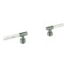 GROHE Hebelgriffe Atrio Private C. 48458 White Attica Caesarstone satin steel