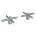 GROHE Kreuzgriffe Atrio 14215 1 Paar supersteel