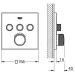 GROHE Thermostat Grohtherm SmartControl 29126 eckig FMS 3 Absperrventile chrom