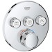 GROHE Thermostat Grohtherm SmartControl 29121 rund FMS 3 Absperrventile chrom
