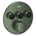 GROHE Thermostat Grohtherm SmartControl 29121 FMS rund 3 ASV satin graphite