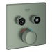 GROHE Thermostat Grohtherm SmartControl 29124 eckig FMS 2 ASV satin steel