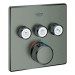 GROHE Thermostat Grohtherm SmartControl 29126 eckig FMS 3 ASV hard graphite geb.