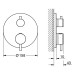 GROHE THM-Brausebatterie Atrio 24357 FMS für 35604 warm sunset gebürstet