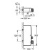 GROHE THM-Brausebatterie Grohtherm SmartControl 34719 Wandmontage chrom