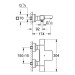 GROHE THM-Wannenbatterie Grohtherm Cube 34497 eigensicher chrom