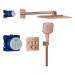 GROHE UP-D.system Grohtherm SmartControl 34864 THM eckige Form 3 ASV warm sunset