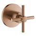 GROHE UP-Ventil-Oberbau Atrio 29396 Kreuz-Griff warm sunset gebürstet