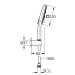 GROHE Wandhalterset Rainshower 130 SmartActive Cube 26589 9,5l chrom