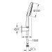 GROHE Wandhalterset Rainshower 130 SmartActive 26581 9,5l chrom