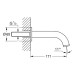 GROHE Wanneneinlauf Atrio 13487 Wandmontage chrom