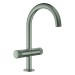 GROHE WT-Einlochbatt. Atrio Private C. 21138 L-Size Knopfbetätigung satin steel