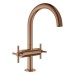 GROHE WT-Einlochbatterie Atrio 21144 DN15 L-Size Kreuz-Griff warm sunset geb
