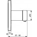 HA Funktionseinheit m. Dekorset Therm.- Batterie Hansaliving 4056 chrom