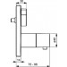 HA Funktionseinheit mit Dekorset Therm.- Thermostat-Batt. Hansaliving 4057 verchr