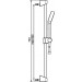 HA Wandstangen-Set Hansabasicjet 4478 verchromt