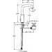 HA Waschtisch-Einhandmischer Hansaprimo 4940 seitlich bedient, verchromt