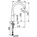 HA Spültisch-Einhand-Einlochbatterie, ND Hansadesigno 5102 1183 verchromt