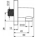 HA Wandanschlussbogen Hansaliving 5118 0180 verchromt
