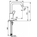 HA Waschtisch-Einhandmischer Hansapolo 5154 seitlich bedient, verchromt