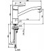 HA Spültisch-Einhand-Einlochbatterie Hansapolo 5266, chrom