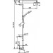 HA Wannen-Thermostat-Batt. f. Wandaufbau Duschsystem Hansafit 6516 verchromt