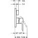 HA Funktionseinheit m. Dekorset Einhand- Wa-Batterie Hansaligna 8385 chrom