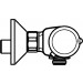 HA Brause-Therm.-Batterie für Wandaufbau Hansamicra 5815 2171 verchromt