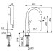 Hansa Einhebelmischer Waschtisch-Batterie HANSADESIGNO Style chrom, ohne Zugstange