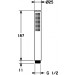 Hansa Handbrause Hansastilo 5439 1-strahlig, verchromt