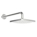 HA Kopfbrause HANSABASICJET Style 4436 1-strahlig 200x200 mm Ausld. 348 mm chr