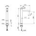 HA EHM WT-Batt. HANSADESIGNO Style 5169 Ausld. 171 mm DN15 chr