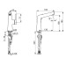 HA WT-Einhand-ELB Hansadesigno 5192 2283 ohne Ablaufgarnitur verchromt