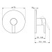 HA Funkt.Einheit m. Dekorset Einhand- Brause-Batt. Hansadesigno 8110 9563 chr