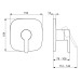 HA Funkt.Einheit m. Dekorset Einhand- Brause-Batt. Hansadesigno 8110 9593 chr