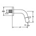HA Waschtisch Wandauslaufventil Hansanova Style 5086 verchromt
