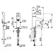 HA EHM WT-Batt. HANSAVANTIS XL 5268 Ausld. 114 mm chr