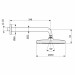 Hansa Kopfbrause, d 250 mm HANSAVIVA 4426 chr