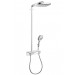 HG Showerpipe Raindance Select chrom mit Kopfbrause Raindance E Air 3jet 300mm